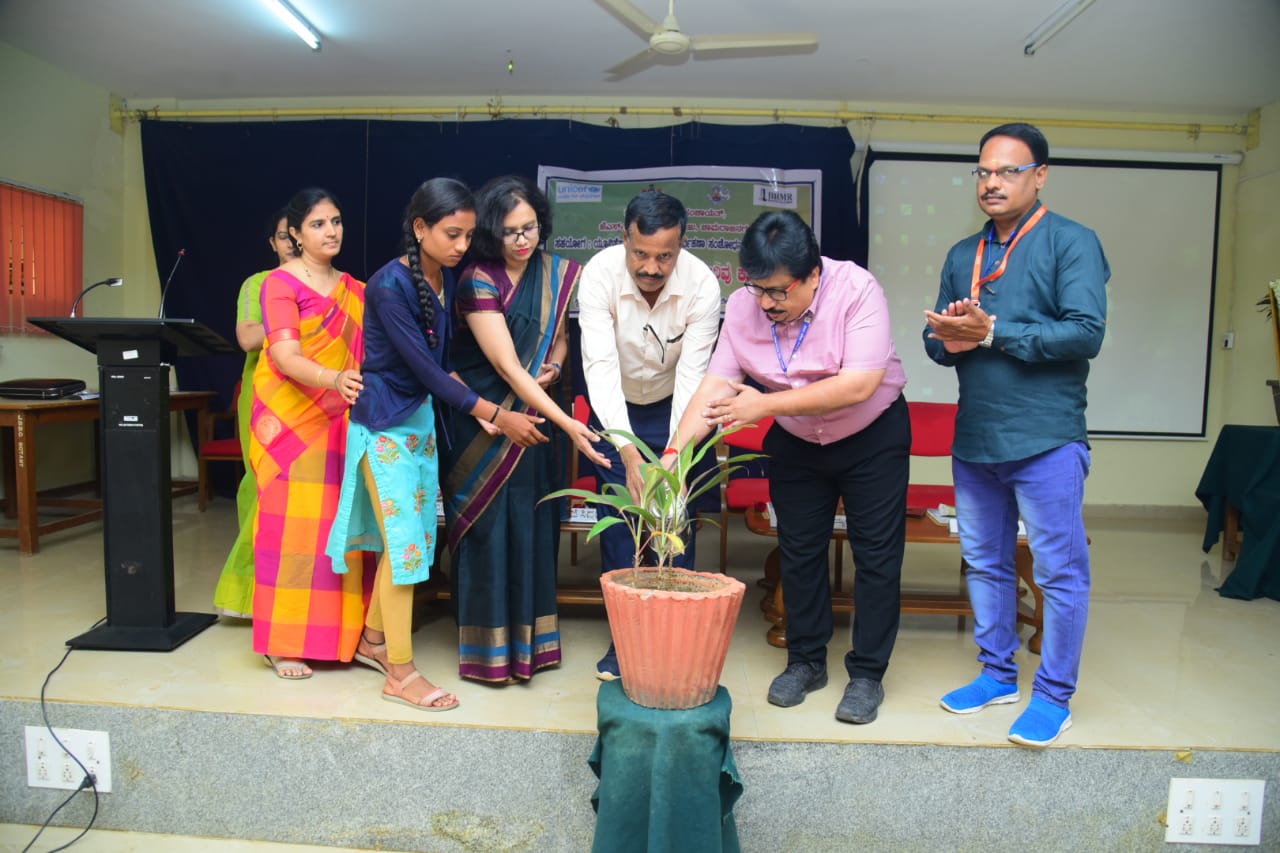 “Awareness program on Phoshan Abhiyan” was organized on 13.09.202 in association withm District Administration Zilla Panchayat, UNICEF and Institute of Health Management Research, Bangalore