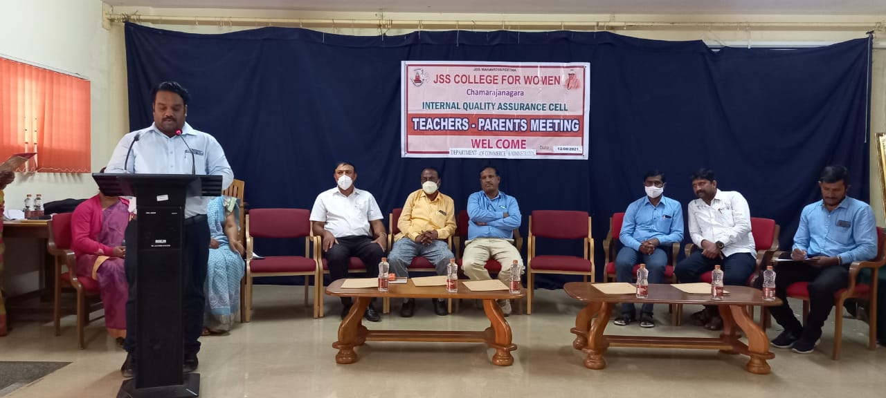Department of Commerce and Administration  Parent-teachers Meeting:12-08-2021