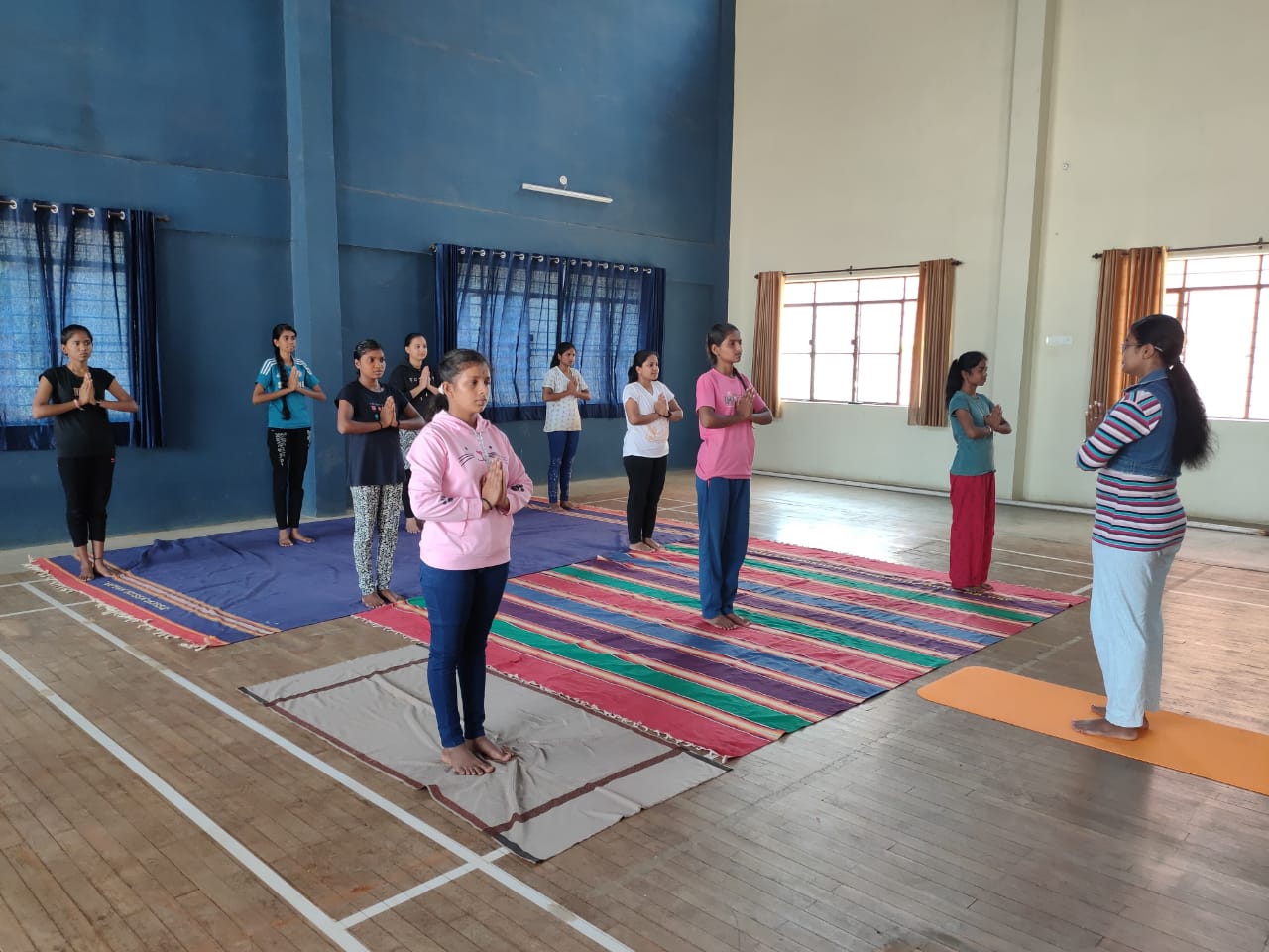 11th batch yoga class